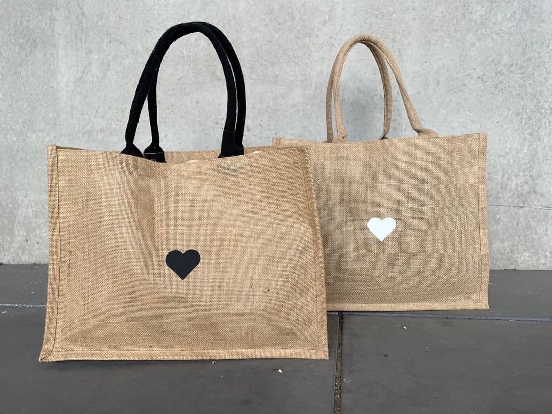 DTF Print Jute Bags