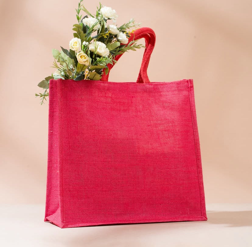 Gifting Jute Bag in Red colour