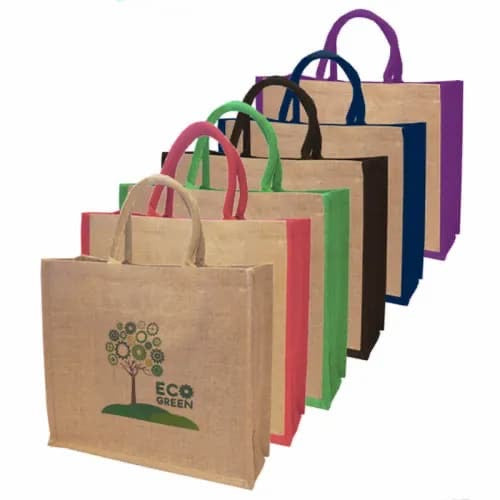 Multi-Coloured Nature-Friendly Jute Bags