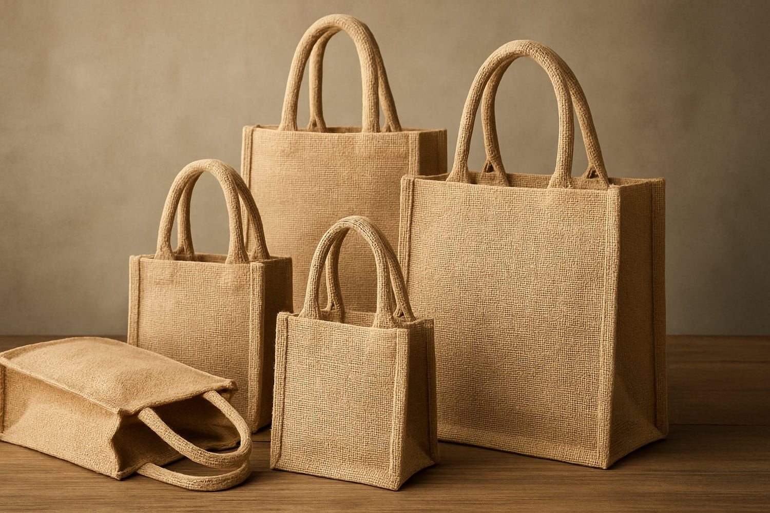 Plain Natural Jute Bag