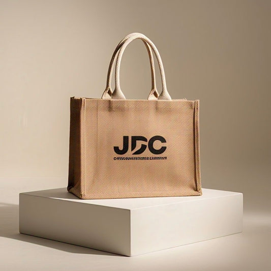 One-Side Printed Natural Jute Bag in Bulk