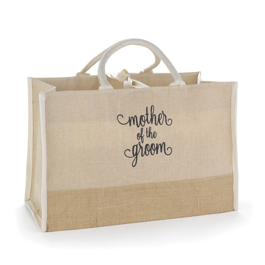 Mother of the Groom Printed Jute Bags