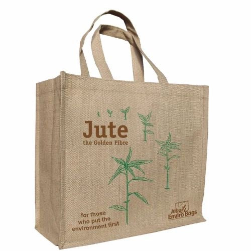 One Side Colour Printed Jute Bag