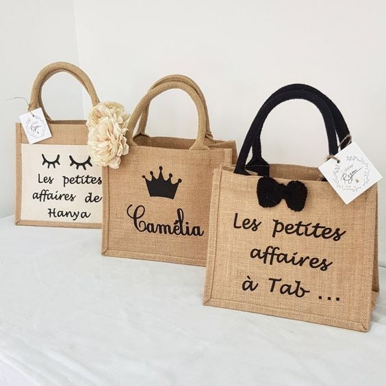Text Printed Multiple Gifting Jute Bags