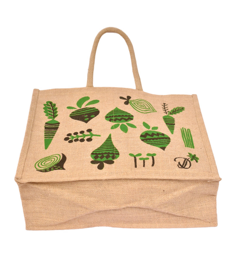 Grocery Natural Jute Bag with Compartments