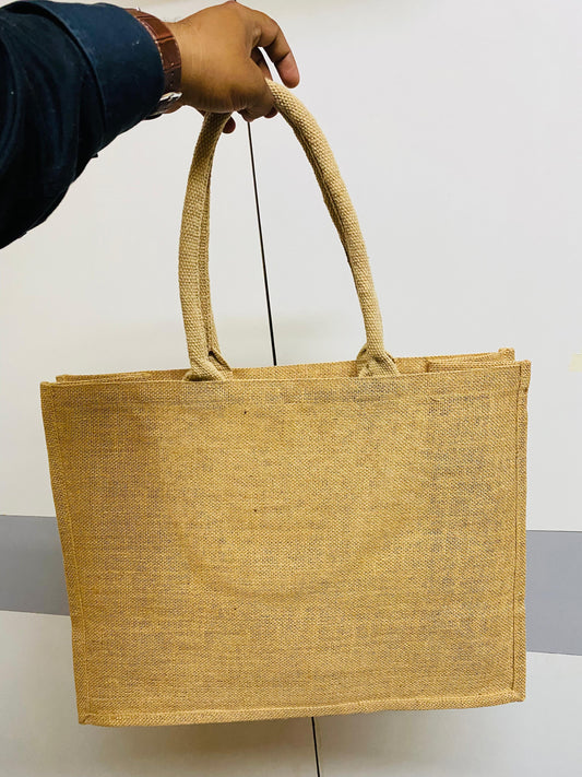 Plain Natural Jute Bag