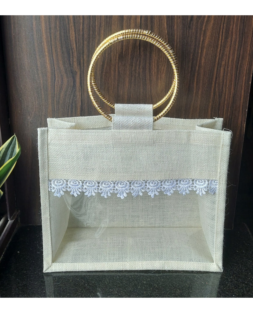 Return Wedding Gift Canvas Jute Bag