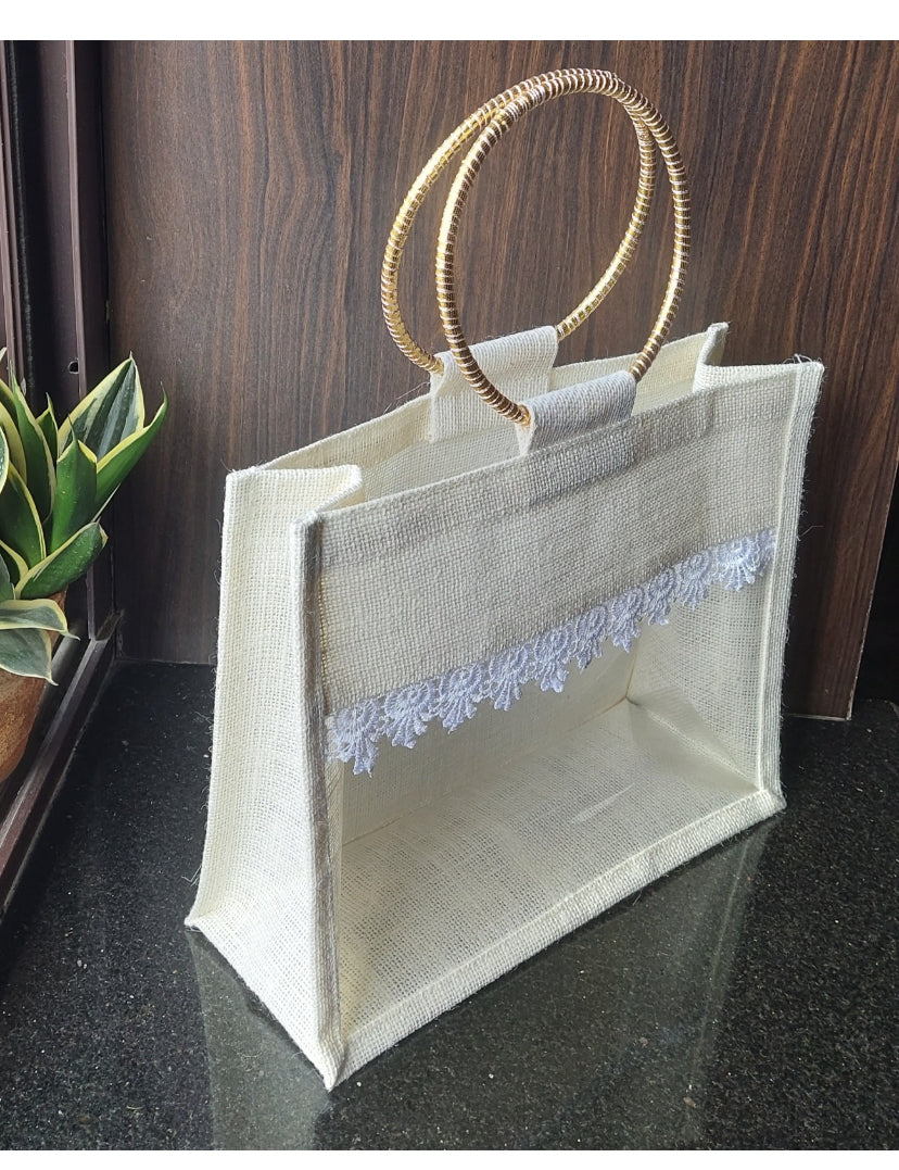 Return Wedding Gift Canvas Jute Bag