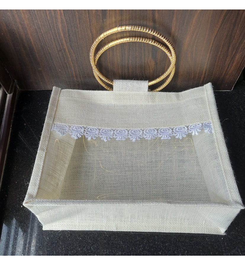 Return Wedding Gift Canvas Jute Bag