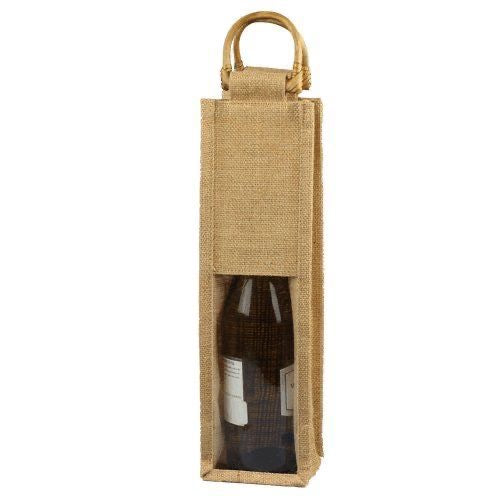 Single Wine Jute Bag