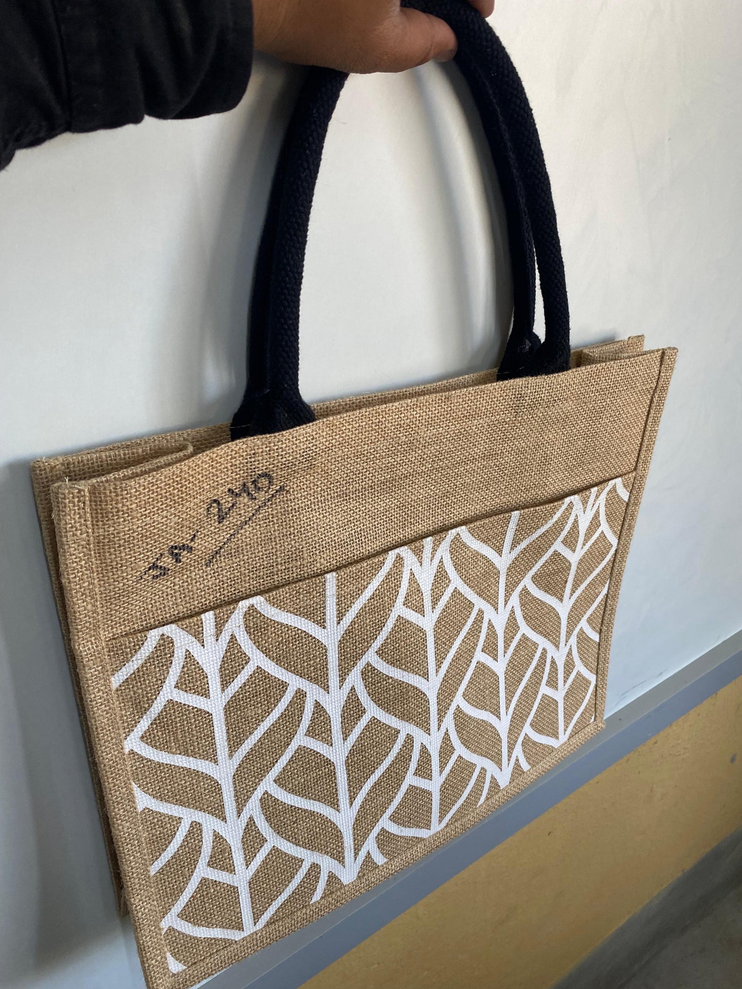 Natural Jute Bag with Both-Side DTF Print or Screen Print