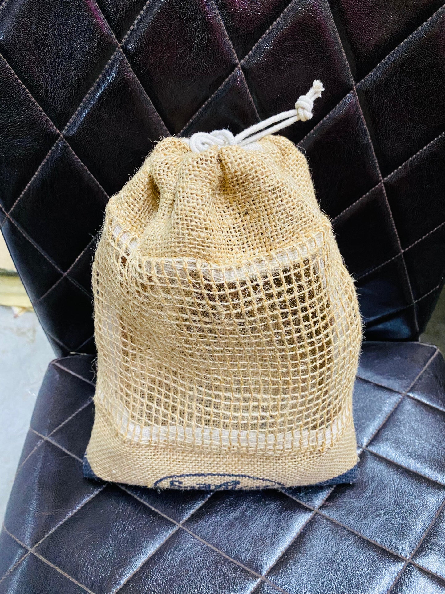 Jute Space Handstring Pouches