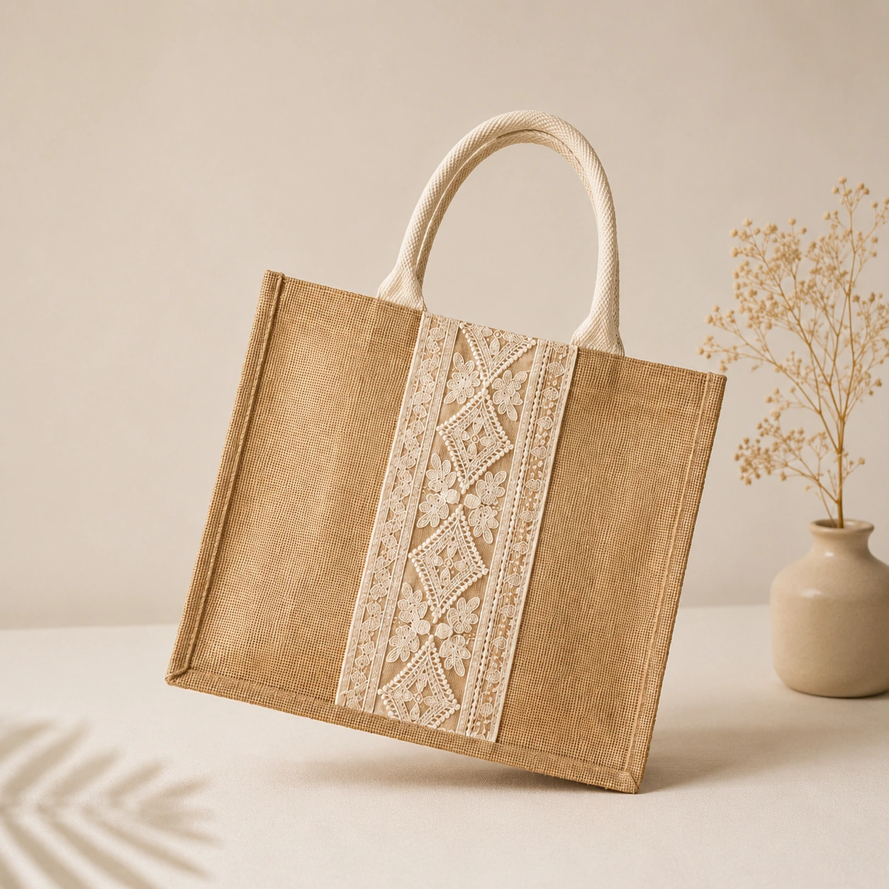 Traditional jute craftsmanship
