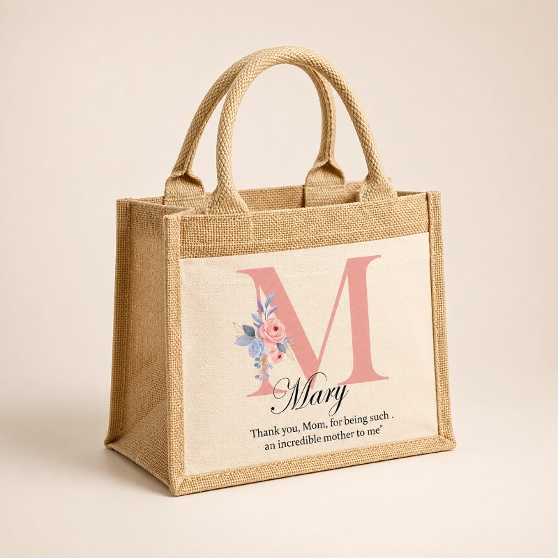 Personalized Gift Jute Bag