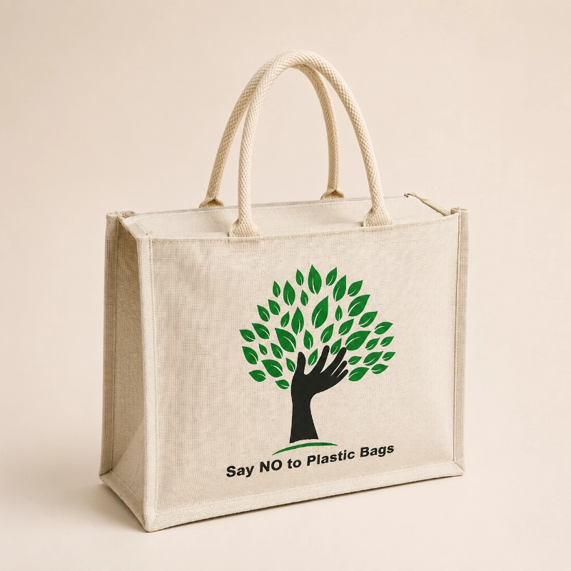 Eco Friendly Printed Jute Bag
