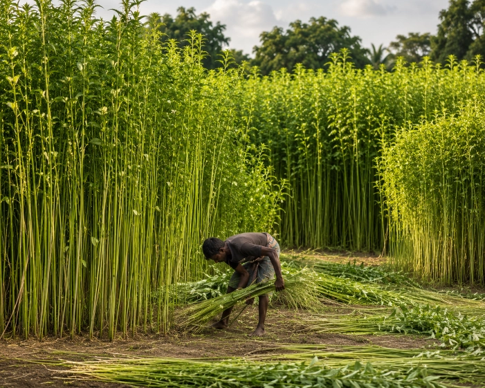 Raw Jute Harvesting
