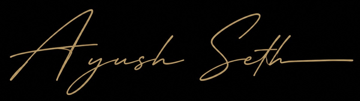 Ayush Seth Signature